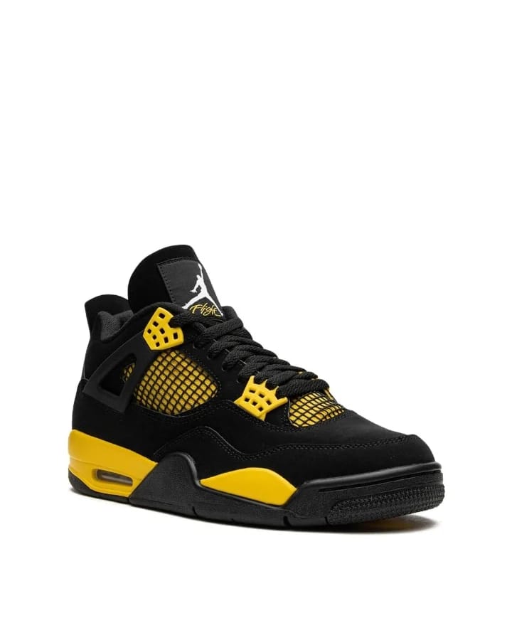 Air Jordan 4 Retro Thunder Yellow Sneakers